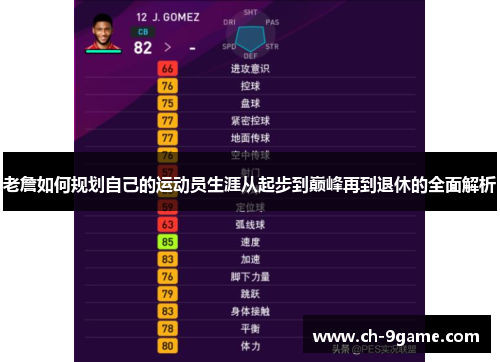 老詹如何规划自己的运动员生涯从起步到巅峰再到退休的全面解析 老詹如何规划自己的运动员生涯从起步到巅峰再到退休的全面解析